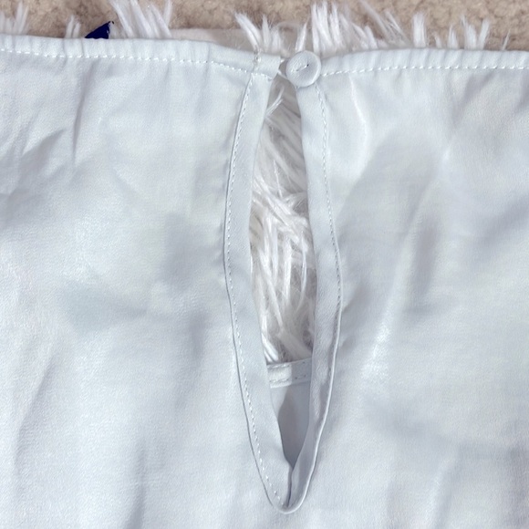 BCBG Max Azria Iselin Light Grey Draped Satin Style Wrap Front Dress - Picture 8 of 8